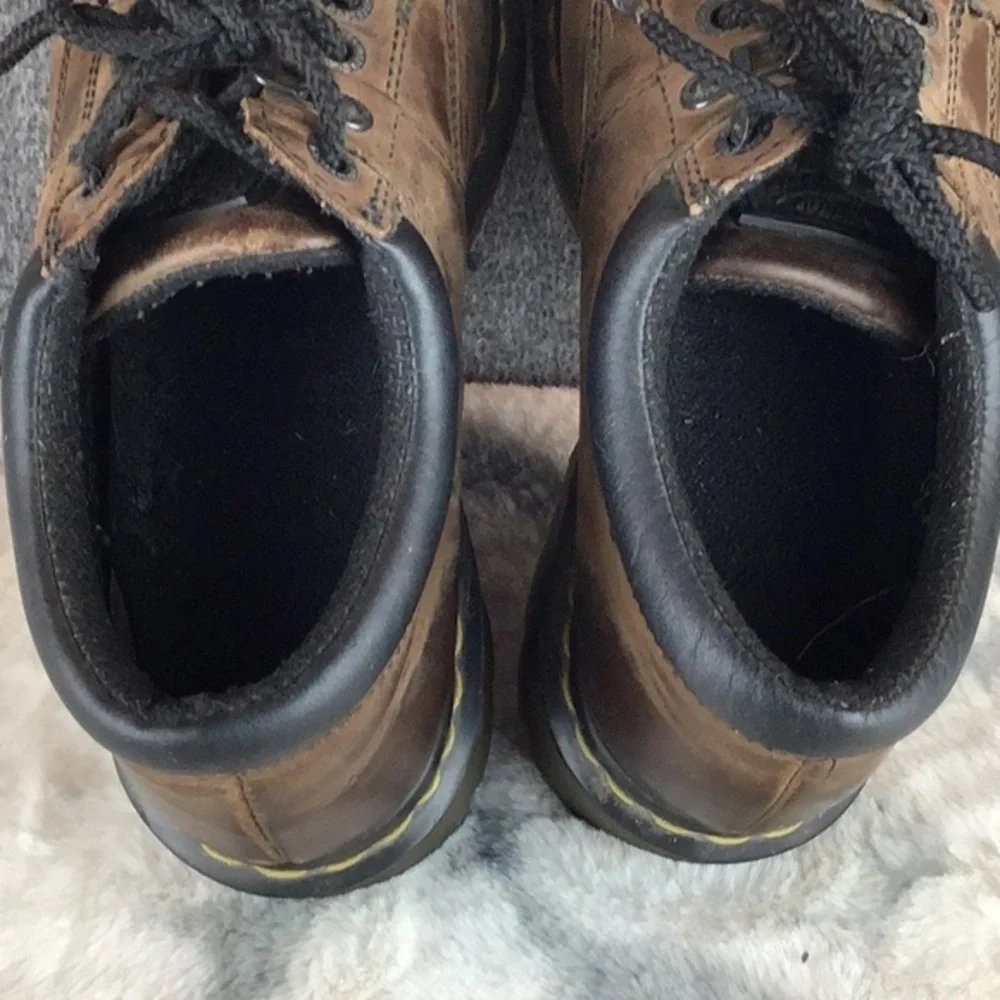 Dr. Martens Industrial Brown‎ Steel Toe Oxfords Unisex Women’s 9|Men’s 8